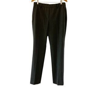 Talbots 6 Gray Cambridge Dress Pants Straight-Leg Tailored